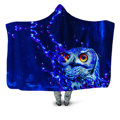 Lucid Owl Hooded Blanket