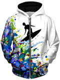 A Pollock's Point Break Unisex Zip-Up Hoodie, Marc Allante, T6 - Epic Hoodie