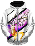 Alastor Unisex Zip-Up Hoodie Marc Allante Epic Hoodie