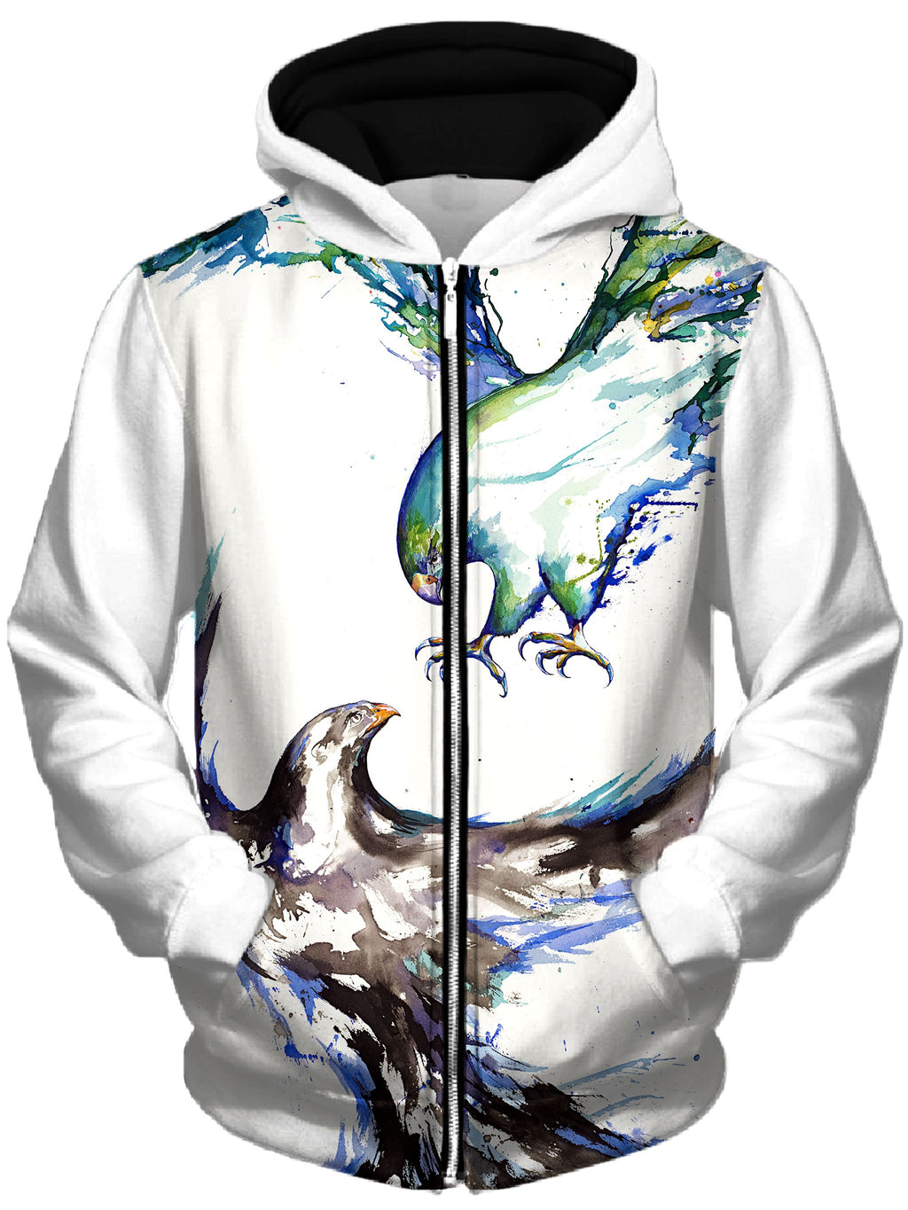 Clash Unisex Zip-Up Hoodie, Marc Allante, T6 - Epic Hoodie