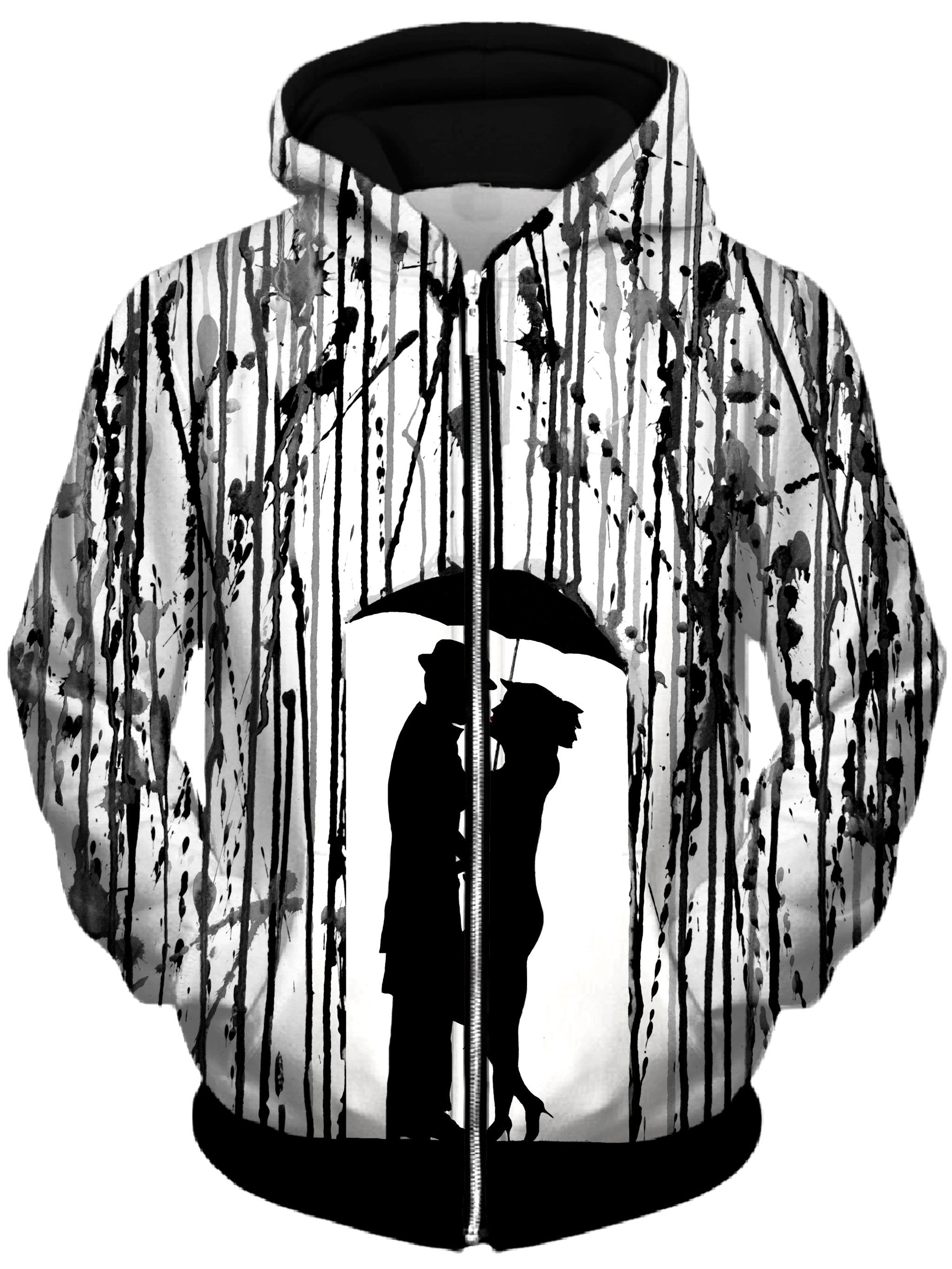 Film Noir Unisex Zip-Up Hoodie, Marc Allante, T6 - Epic Hoodie