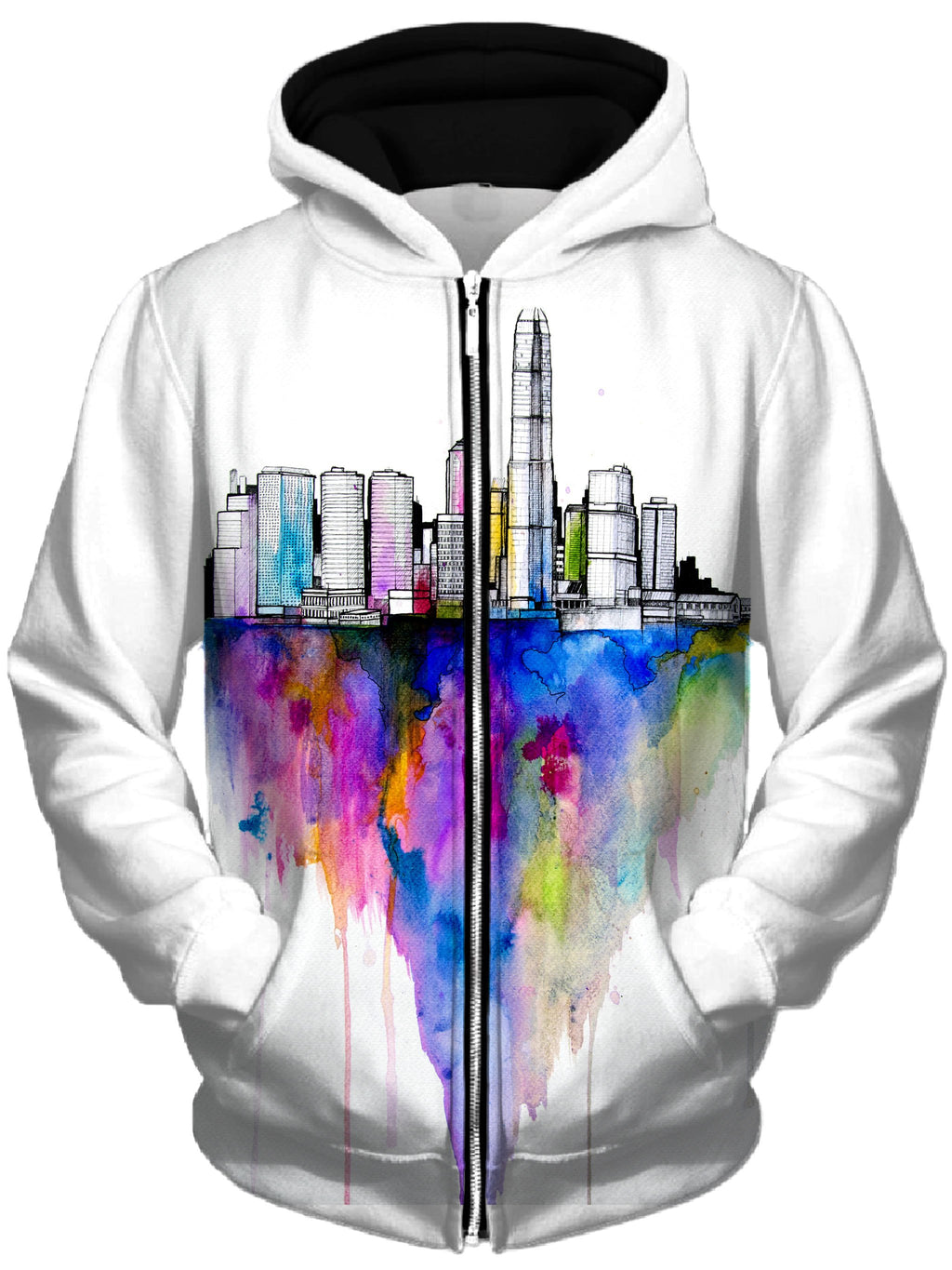 Monolith II Unisex Zip-Up Hoodie, Marc Allante, T6 - Epic Hoodie