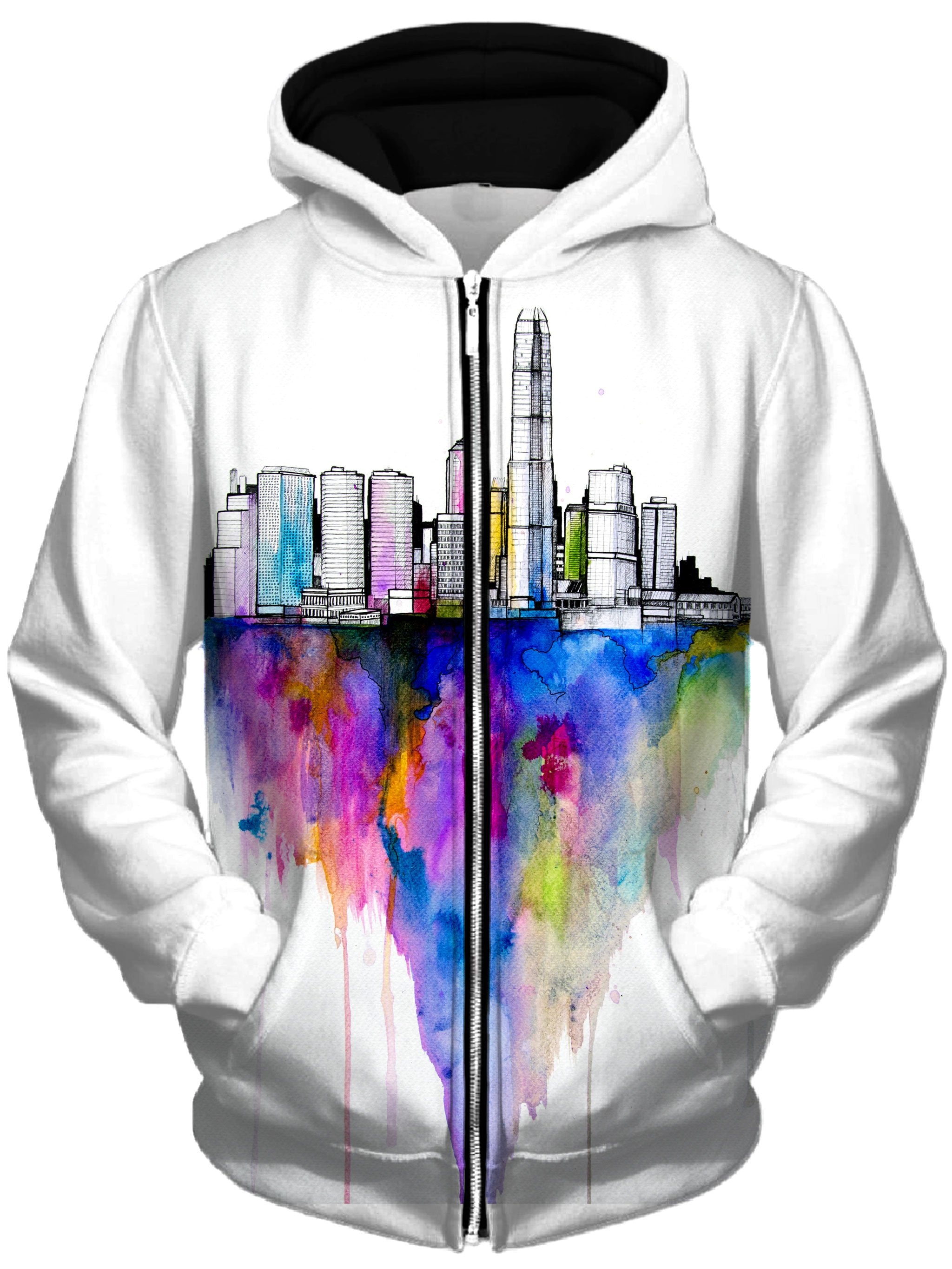 Monolith II Unisex Zip-Up Hoodie, Marc Allante, T6 - Epic Hoodie