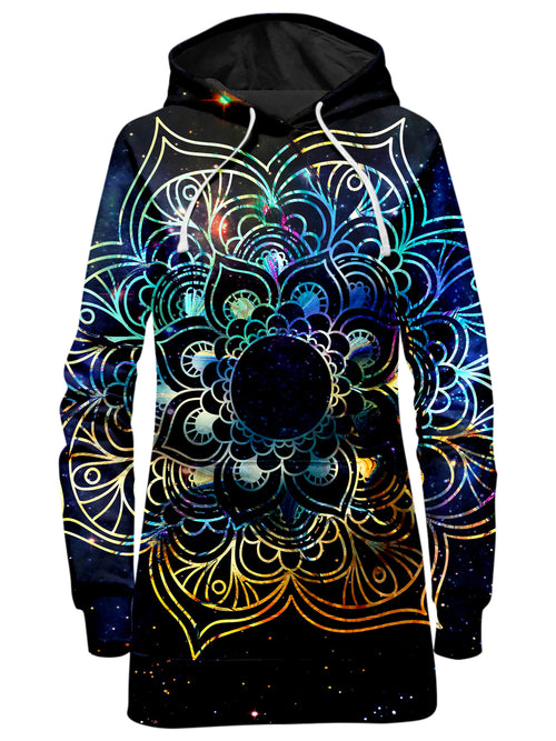 Galaxy Mandala Hoodie Dress MCAshe Spiritual Art Epic Hoodie