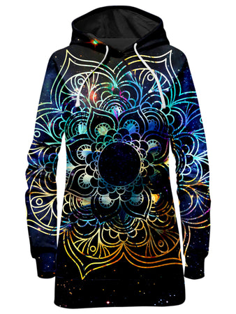 MCAshe Spiritual Art - Galaxy Mandala Hoodie Dress