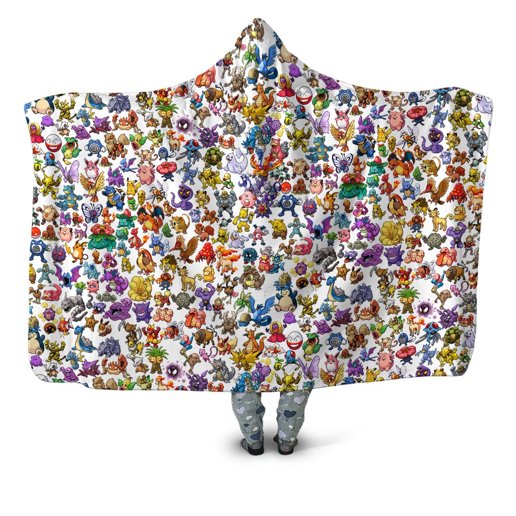 Catch Em All Hooded Blanket