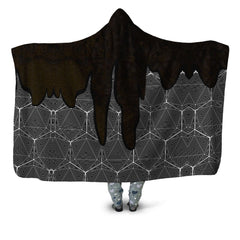 Hallucinations Dark Honey Hooded Blanket