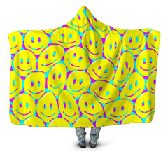 Happy Tabs Hooded Blanket