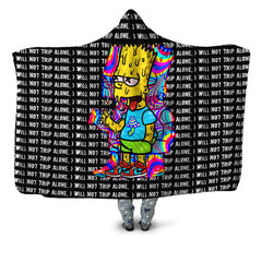 Tripping With Him Hooded Blanket