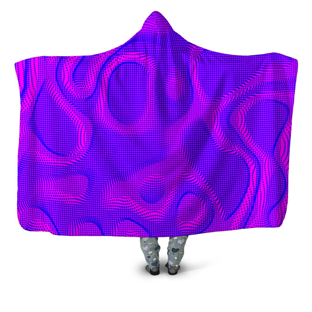 Noctum X Truth - Wild Berry Halftone Hooded Blanket