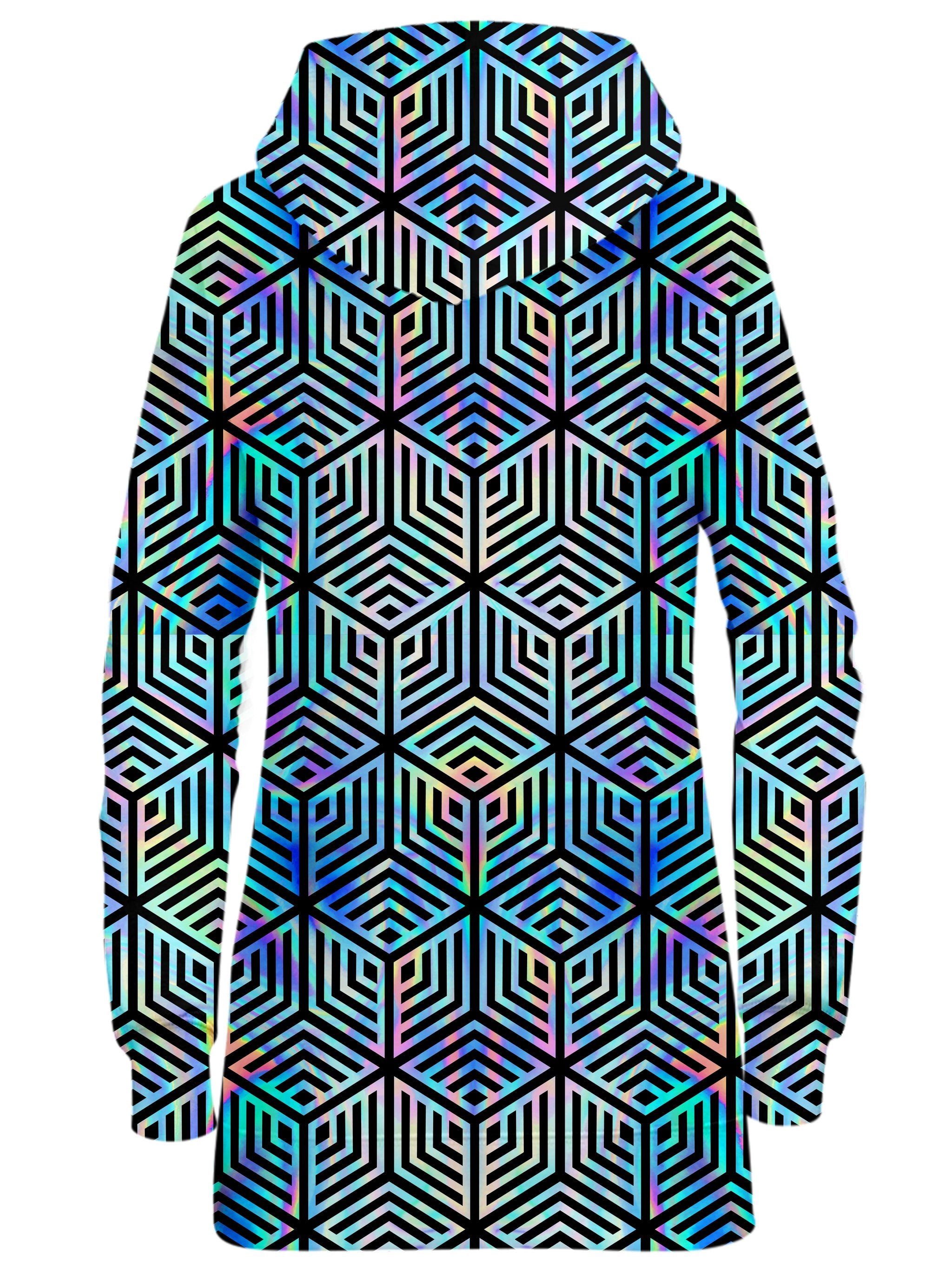 Holographic Hexagon Hoodie Dress Noctum X Truth Epic Hoodie
