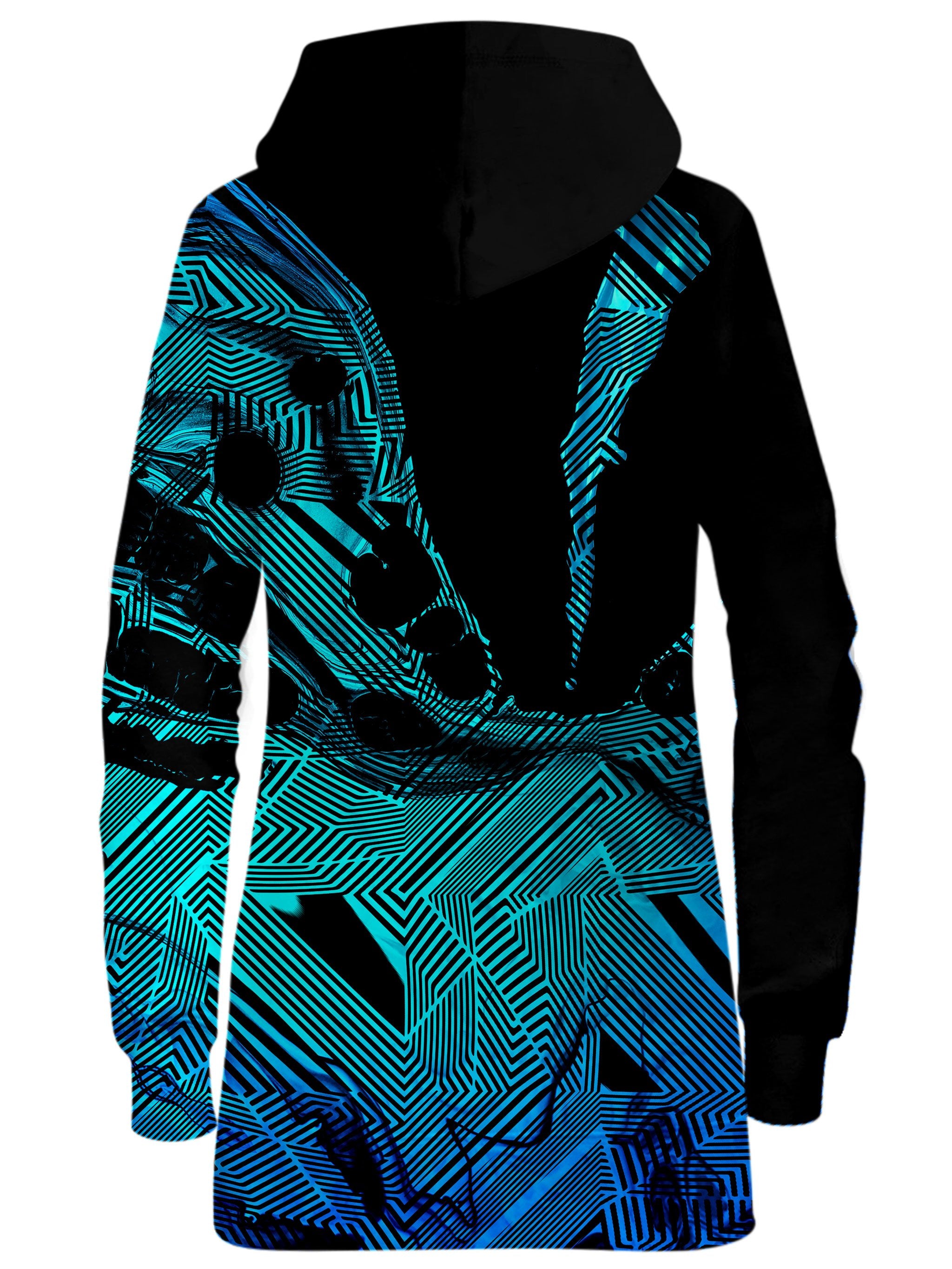 Primordial Flow Aqua Hoodie Dress Noctum X Truth Epic Hoodie