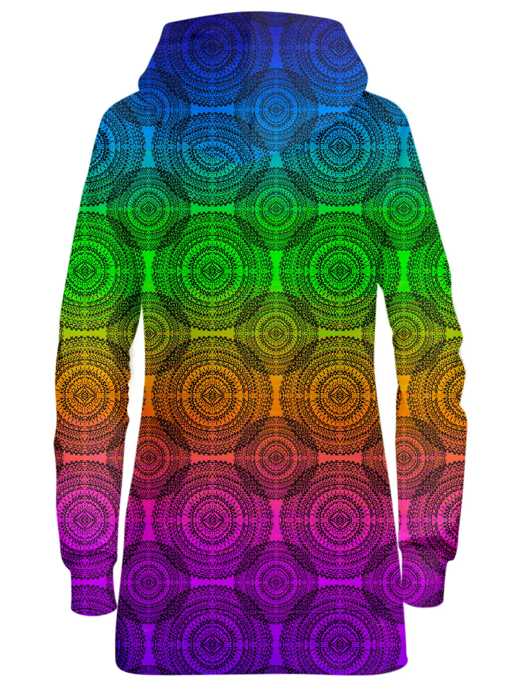 Rainbow Mandala Hoodie Dress Noctum X Truth Epic Hoodie