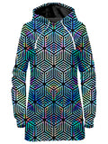 Holographic Hexagon Hoodie Dress Noctum X Truth Epic Hoodie
