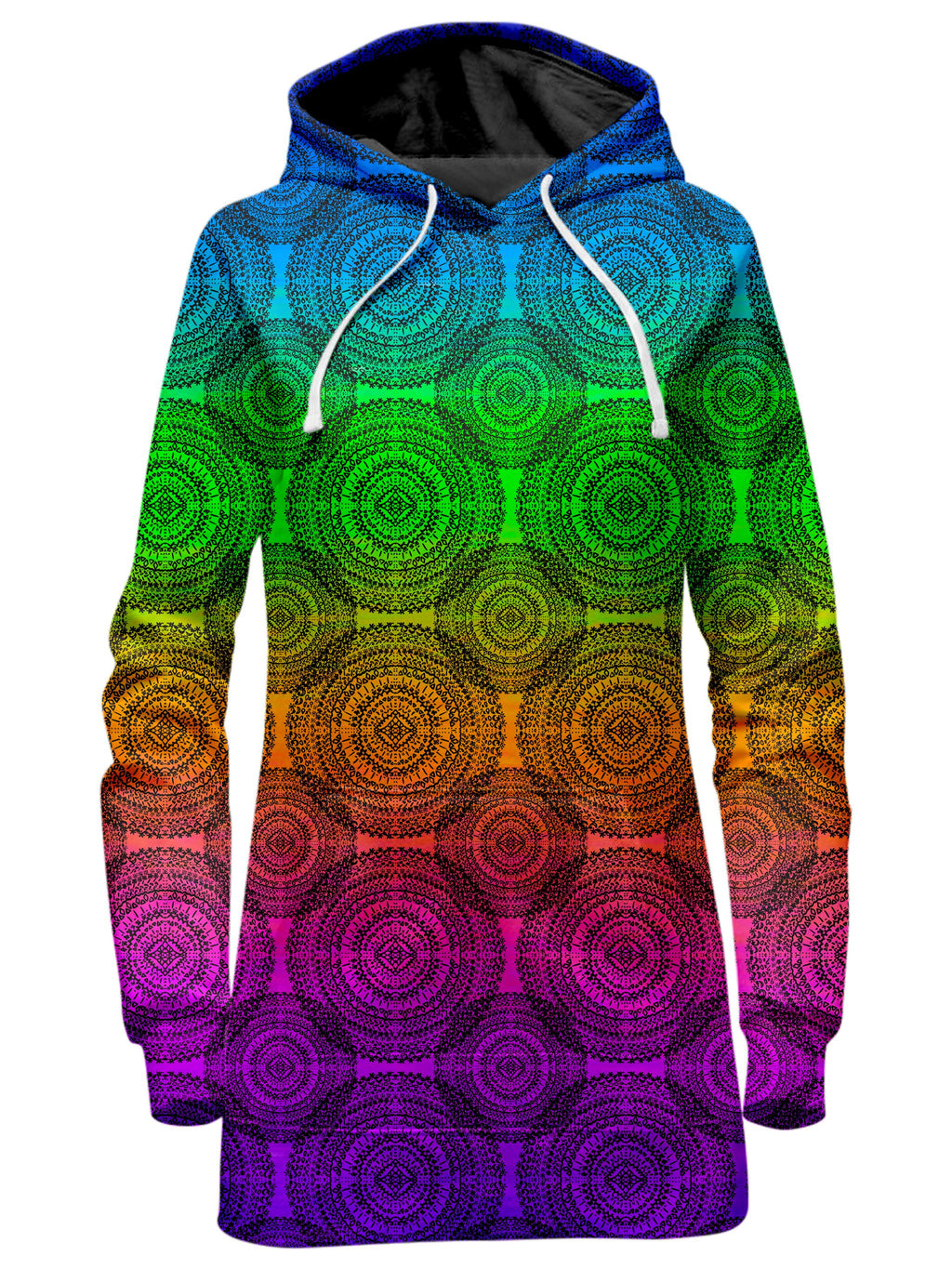 Rainbow Mandala Hoodie Dress Noctum X Truth Epic Hoodie