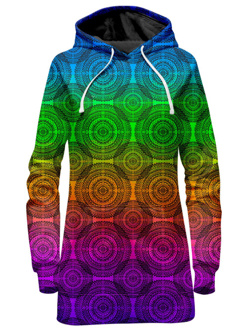 Rainbow Mandala Hoodie Dress Noctum X Truth Epic Hoodie