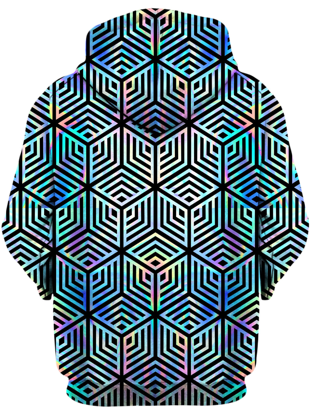 Holographic Hexagon Unisex Hoodie Noctum X Truth Epic Hoodie