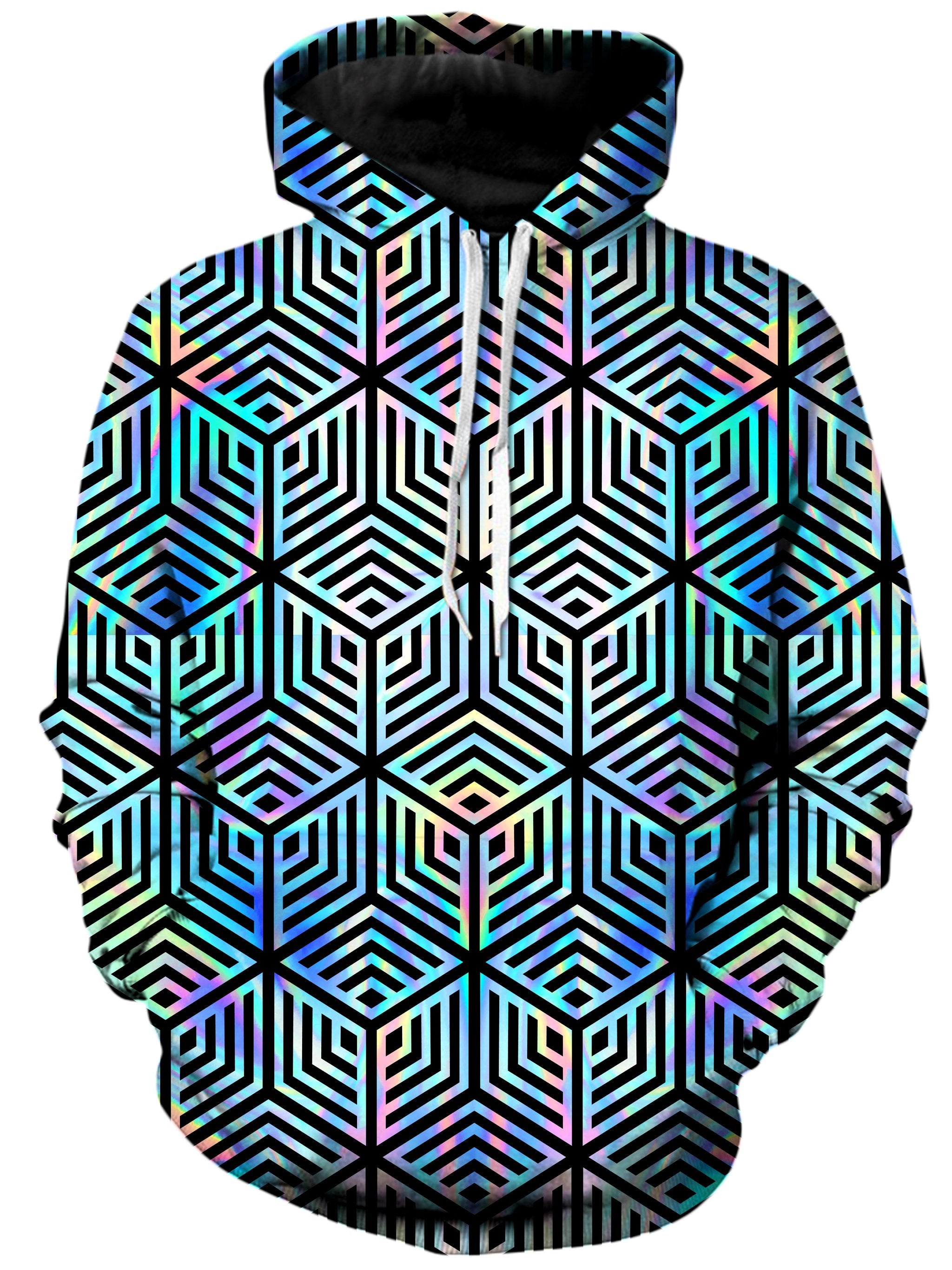 Holographic Hexagon Unisex Hoodie Noctum X Truth Epic Hoodie