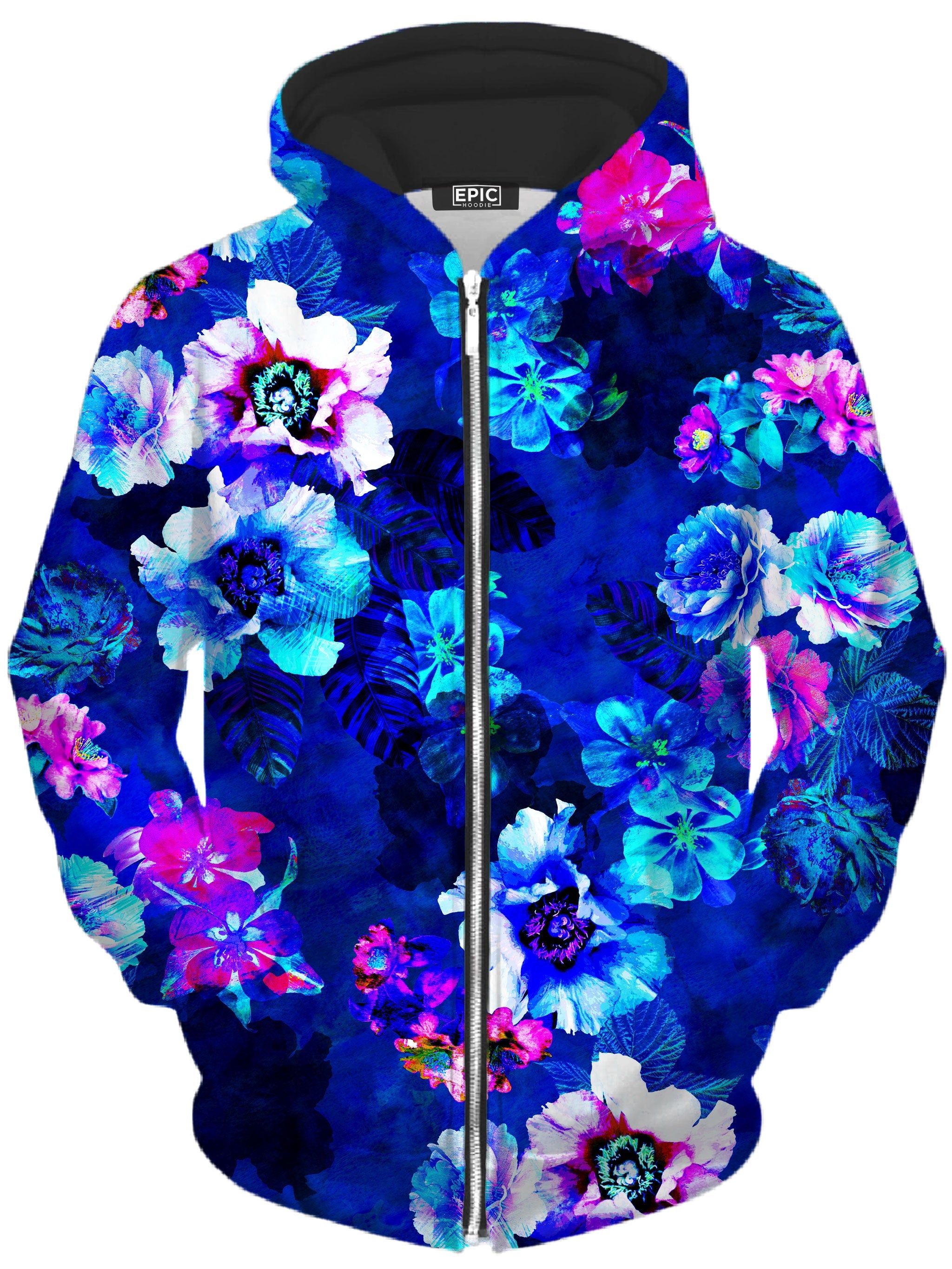 Enchanted Flora Unisex Zip-Up Hoodie Noctum X Truth Epic Hoodie
