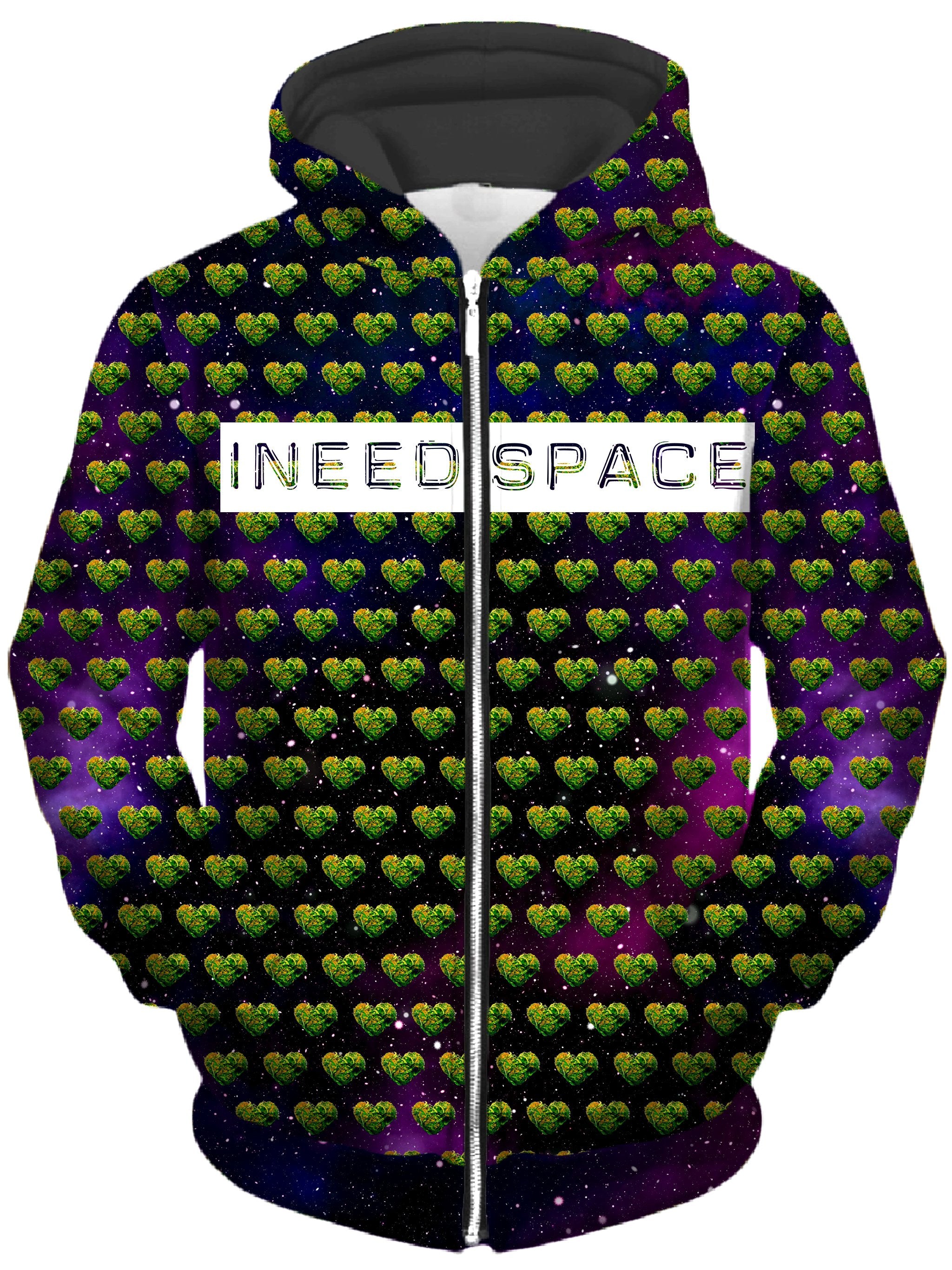 I Need Space Unisex Zip-Up Hoodie Noctum X Truth Epic Hoodie
