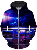 Galactic Express Unisex Zip-Up Hoodie Noctum X Truth Epic Hoodie