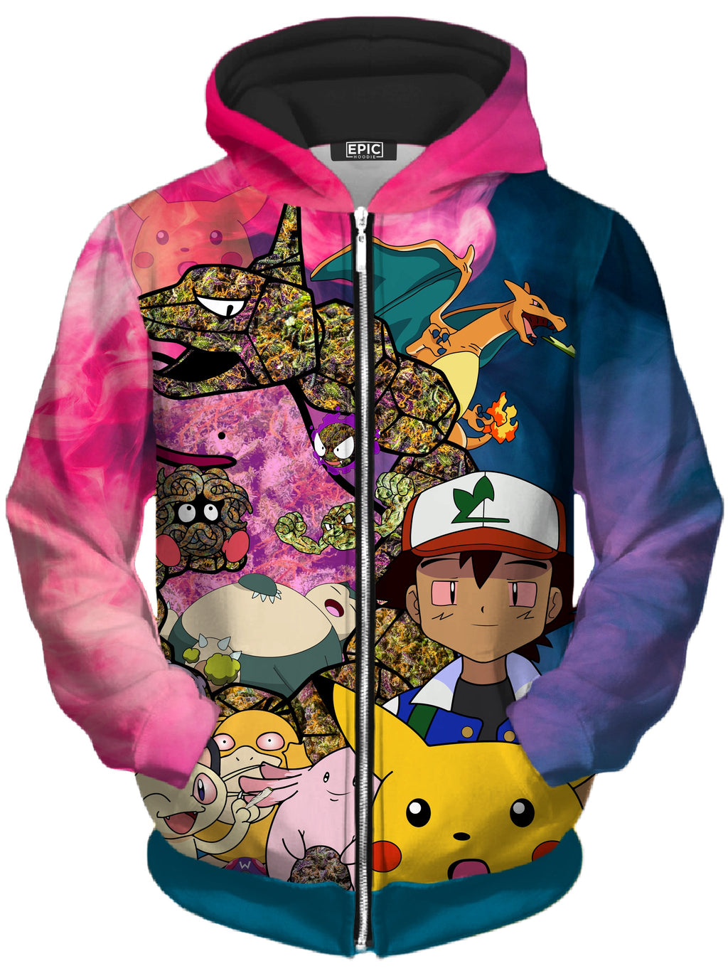 Gotta Smoke Em All Unisex Zip-Up Hoodie Noctum X Truth Epic Hoodie