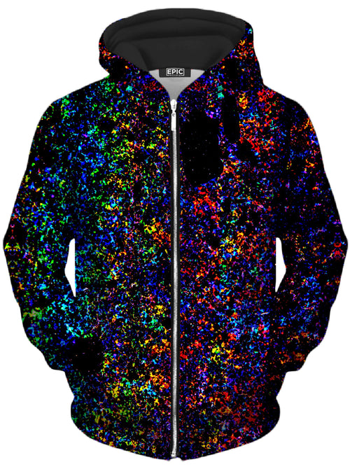 Lightning Rainbow Unisex Zip-Up Hoodie Noctum X Truth Epic Hoodie