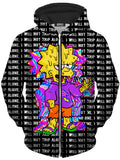 Tripping with Her Unisex Zip-Up Hoodie Noctum X Truth Epic Hoodie