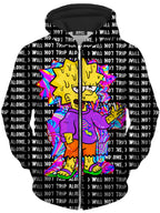 Tripping with Her Unisex Zip-Up Hoodie Noctum X Truth Epic Hoodie