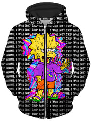Tripping with Her Unisex Zip-Up Hoodie