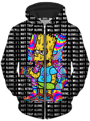 Tripping with Him Unisex Zip-Up Hoodie