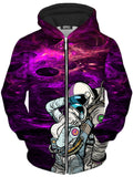 We Landed Unisex Zip-Up Hoodie Noctum X Truth Epic Hoodie