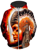 Liberated Mind Unisex Zip-Up Hoodie Noctum X Truth Epic Hoodie