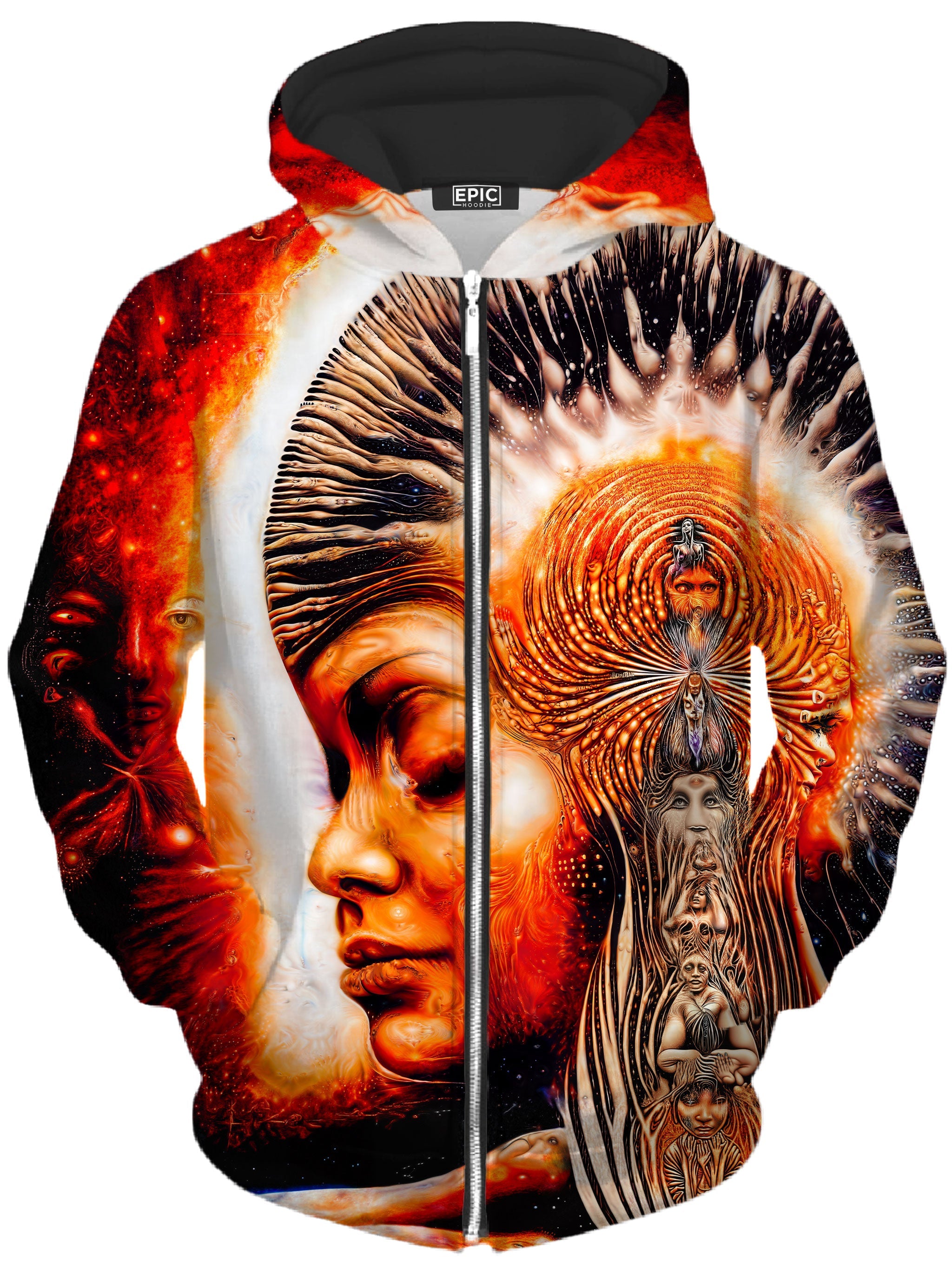 Liberated Mind Unisex Zip-Up Hoodie Noctum X Truth Epic Hoodie
