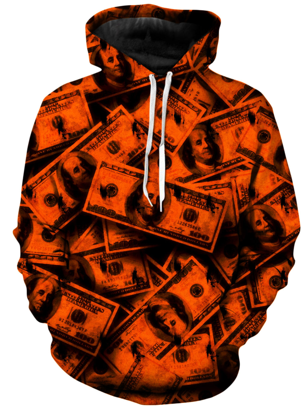 Orange Grunge Money Unisex Hoodie, Big Tex Funkadelic, T6 - Epic Hoodie