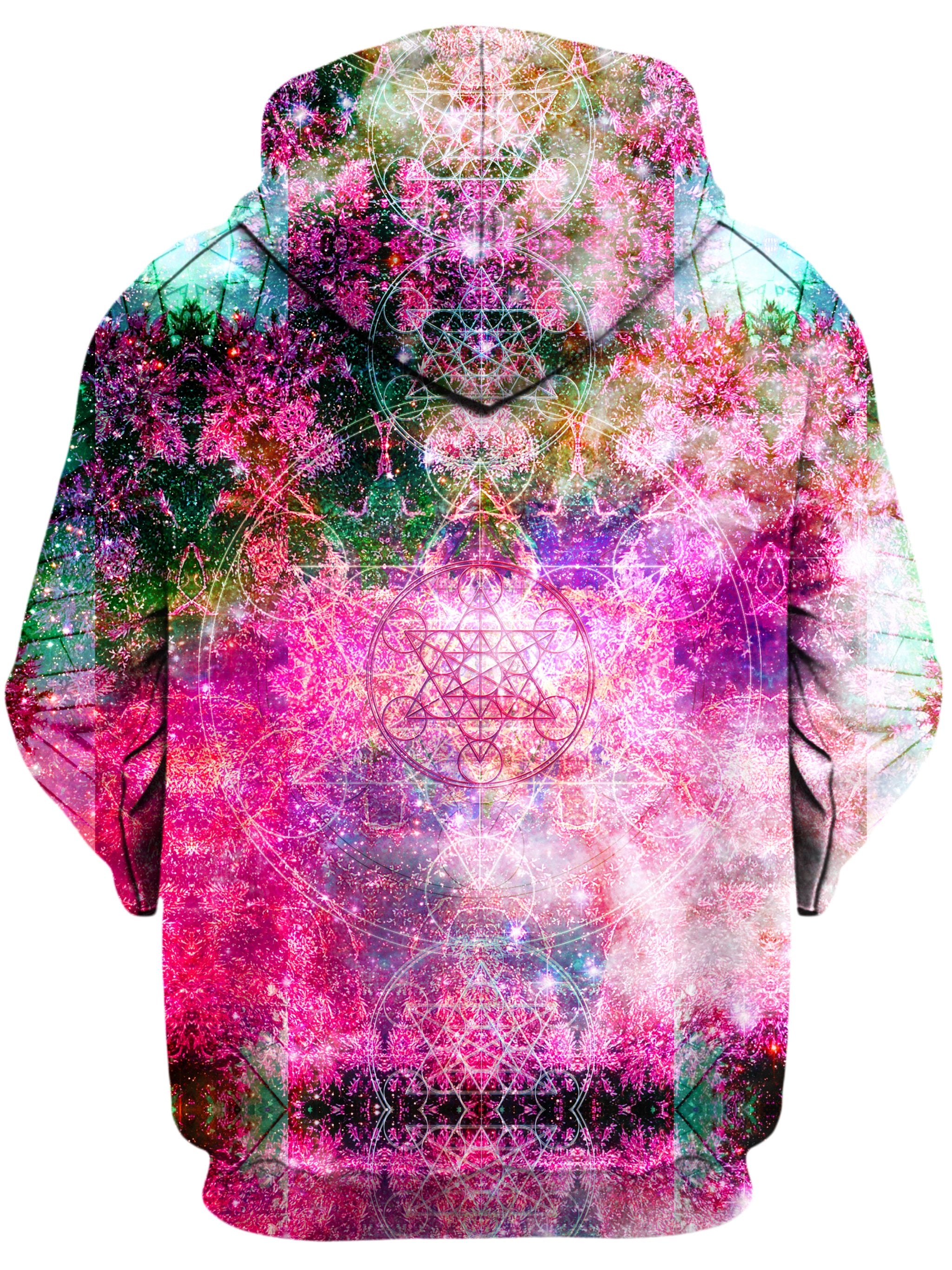 Pineal Metatron Galaxy Unisex Zip-Up Hoodie, Set 4 Lyfe, T6 - Epic Hoodie