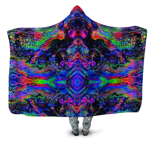 Galactic Drip Hooded Blanket Psychedelic Pourhouse Epic Hoodie