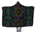 Kaleidoscope Eyes Hooded Blanket