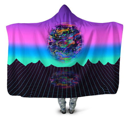 Psychedelic Pourhouse - Psychedelic Outrun Hooded Blanket
