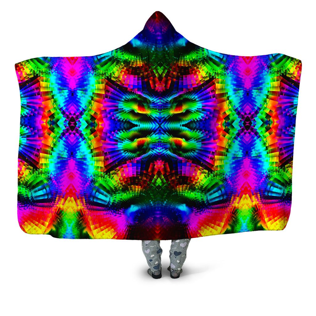 Reality Breakdown Hooded Blanket