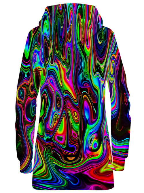 Acid Drop Hoodie Dress Psychedelic Pourhouse Epic Hoodie
