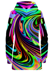 Cosmic Swirl Hoodie Dress