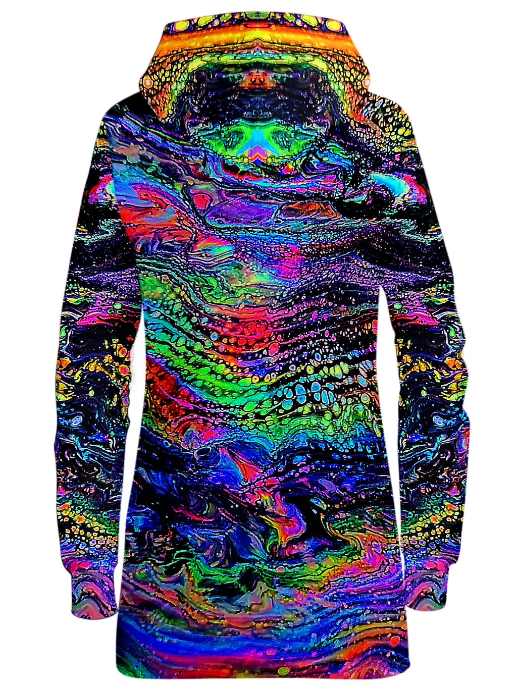 Galactic Drip Hoodie Dress