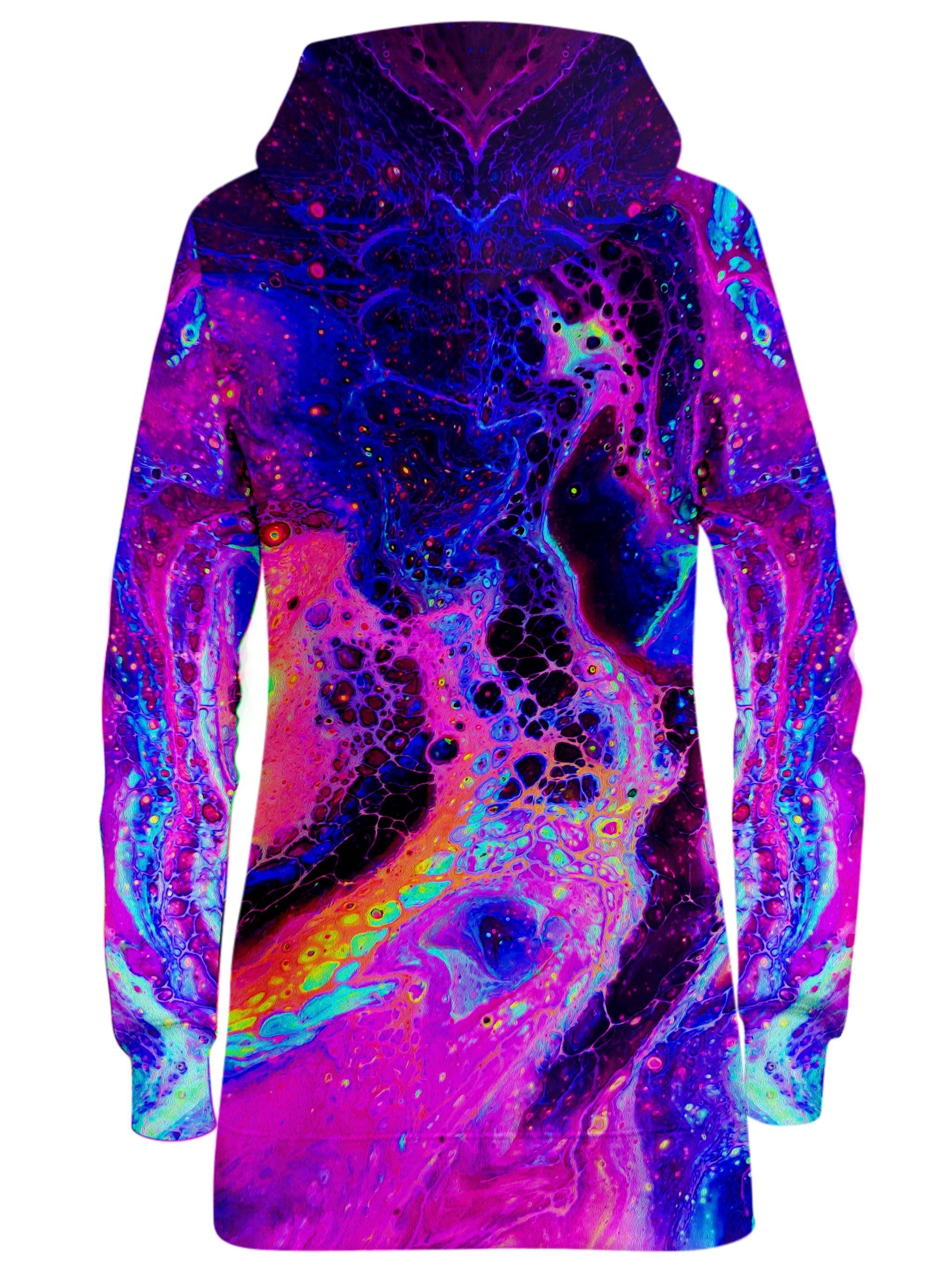 Psychedelic Radiation Hoodie Dress