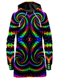 Fractaled Vision Hoodie Dress