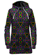 Kaleidoscope Flow Hoodie Dress Psychedelic Pourhouse Epic Hoodie