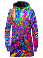 Sonic Blooming Hoodie Dress Psychedelic Pourhouse Epic Hoodie