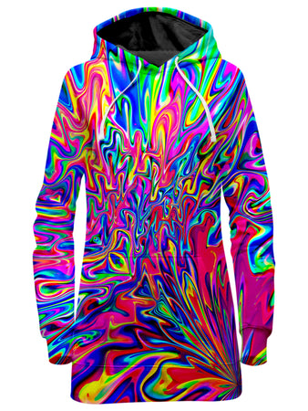 Psychedelic Pourhouse - Sonic Blooming Hoodie Dress