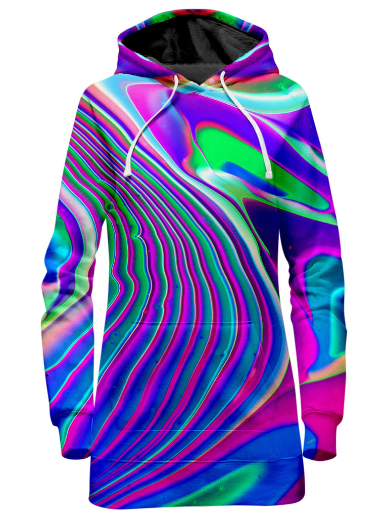 Psychedelic Pourhouse - Tangerine Dream Hoodie Dress