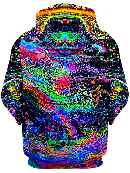 Galactic Drip Unisex Zip-Up Hoodie Psychedelic Pourhouse Epic Hoodie